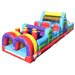Eagle Bounce 40 FT Rainbow Obstacle Course Front Right View