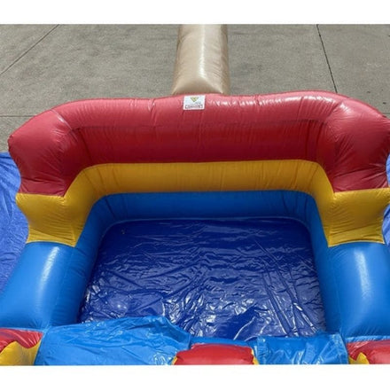 Pirate Water Slide Bottom of Slide Pool View