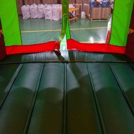 Green Palm Tree Bounce House inside view