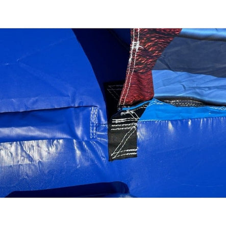 12 FT Brave Knight Bounce House Close Up Seam View