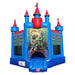 Front View of 12 FT Blue Brave Knight Bounce House