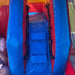Ladder Inside of 15 FT Red and Blue Combo Bounce House with Slide