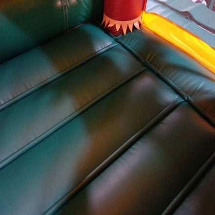 Durable Palm Tree Dual Lane Inflatable vinyl material close-up