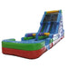 Eagle Bounce 45 FT Rainbow Dual Lane Obstacle Course with Pool Front Right View