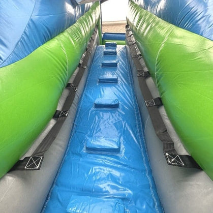 15 Foot Palm Tree Slide in Blue – commercial vinyl details