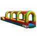 Front Right View of Eagle Bounce Single Lane Rainbow Slip n Slide