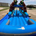 Front Close View of Eagle Bounce Palm Tree Dual Lane Slip and Slide