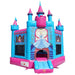 Front View of Eagle Bounce 12 FT Princess Castle Bounce House Light-Weight
