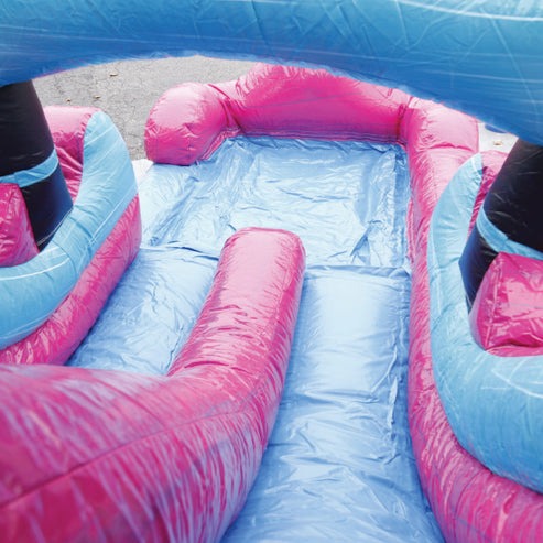 Moonwalk USA 2-Lane Life Is Good Bounce House  Combo Wet n Dry