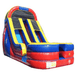 Moonwalk USA 18'H Dual Lane Wet n Dry Slide in Red and Blue Front Right