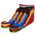 Moonwalk USA 15'H Dual Lane Fire Slide Wet n Dry in Red and Yellow Front Left