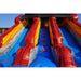 Moonwalk USA 15'H Dual Lane Fire Slide Wet n Dry in Red and Yellow Ladder