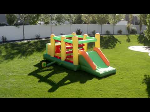 Avyna Royal Palace 1 Obstacle Course with Slide YouTube Video
