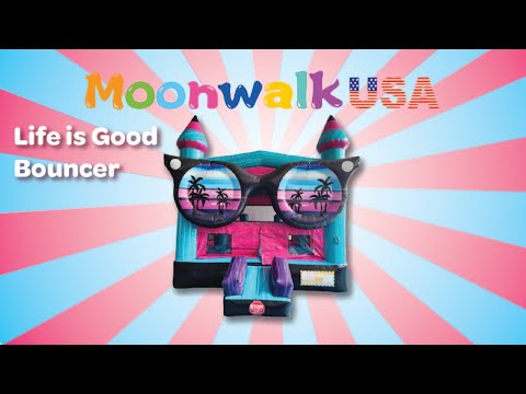 Moonwalk USA Life is Good Bounce House Video