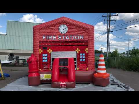 Moonwalk USA Firehouse Bounce House Video