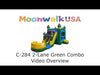 Moonwalk USA 2-Lane Green Combo Bounce House Video
