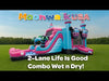 Moonwalk USA 2-Lane Life Is Good Combo Bounce House Wet/Dry Video