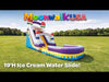 Moonwalk USA 19ft Ice Cream Inflatable Water Slide Wet/Dry Video