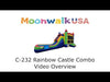 Moonwalk USA Rainbow Combo Bounce House Wet/Dry Video