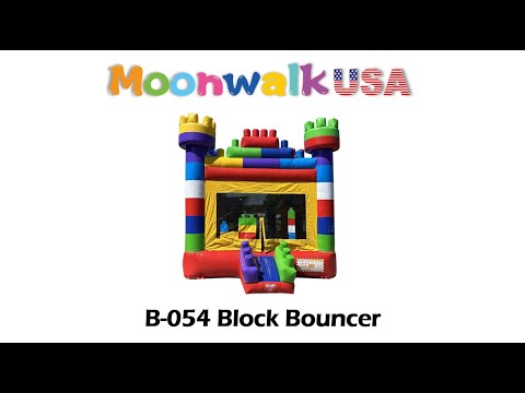 Moonwalk USA Block Bounce House Video (B-054)