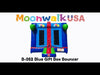 Moonwalk USA Blue Gift Box Bounce House(B-052) Video
