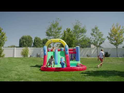 Avyna Royal Wave Bounce House 1 with Dual Lane Water Slide Video