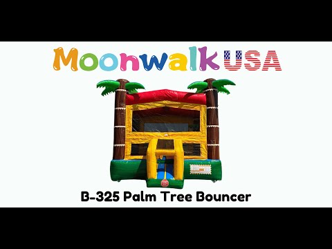 Moonwalk USA Tropical Palm Tree Bounce House Video