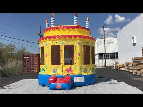 Moonwalk USA Birthday Cake Bounce House Video