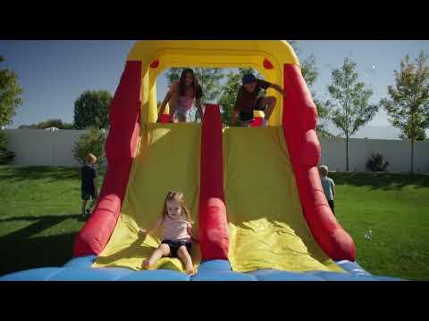 Avyna Royal Tower Slide 1 Bouncy House YouTube Video